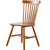 <定制家具>实木餐椅温莎椅酒店餐厅奶茶店靠背椅子(实木色)第5张高清大图