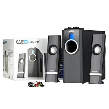 耳神（EARSON) ER2806 2.1声道多媒体电脑音箱（黑色）