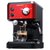 【买即送299元摩飞智能磨豆器】摩飞（Morphyrichards）MR4677浓缩蒸汽半自动咖啡机（英伦红）第2张高清大图