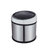 卡贝（Cobbe）智能感应防水浴室垃圾桶室内充电不锈钢垃圾桶(不锈钢黑盖 6L)第2张高清大图