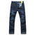 莱斯玛特LESMART 男装水洗磨白做旧直筒牛仔裤 DX13117(蓝色 28)第5张高清大图