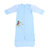 迪士尼宝宝 婴儿睡袋 针织脱袖加长 成长型 防踢被(春夏针织薄款蓝100x45cm)第5张高清大图