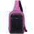 SVVTSSCFAP胸包男士腰包旅游健身户外运动包休闲登山跑步骑行斜挎包(紫色)第2张高清大图