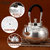 银斯妮 足银煮水壶牡丹花大容量烧水茶具 手工艺银茶壶提梁壶 约850克第2张高清大图