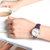 天王表时尚防水表女士腕表 手表女式机械表女表 LS5831(紫色)第4张高清大图