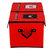 优雅主妇大懒猪双盖收纳箱(红色V1-33)第5张高清大图