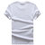JEEP SPIRIT吉普新款半袖T恤夏季圆领宽松加大码纯棉短袖t恤男士舒适潮款上衣(798-TS0018白色 XL)第2张高清大图