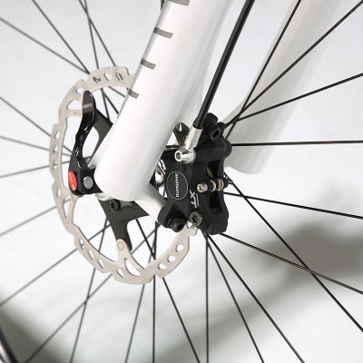 MARMOT土拨鼠自行车山地车男女式成人单车30速碳纤维山地自行车(白红 标准版)