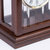 汉时欧式客厅实木装饰座钟家用德国台钟复古轻奢机械时钟HD128(乌金木 德国14天机芯（双铃）)第3张高清大图