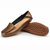AICCO  春季新款牛皮豆豆鞋子舒适透气女鞋平底鞋夏季单鞋鞋子139-1(古铜 40)第4张高清大图