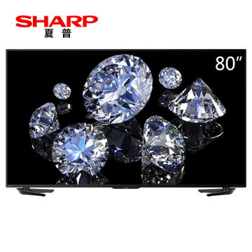 夏普(SHARP) LCD-80X7000A 80英寸全高清日本原装面板 智能网络Wifi 液晶平板商务电视