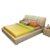 欧芬奇 小户型1.8米真皮床软床头双人床现代简约主卧榻榻米床家具(皮床+2柜+弹簧棕垫 1.8*2米)第5张高清大图