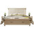 卡富丹 美式实木床1.8米双人床储物床白色(1.5米床（气压款）)第5张高清大图