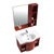 法恩莎卫浴实橡木陶瓷台盆浴室柜FPGM3683A含F1A1111C龙头第3张高清大图