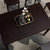 亚格林 新中式 餐桌 椅组合实木简约现代长方形客厅家具桌子(黑胡桃色 一桌六椅)第3张高清大图