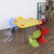 儿童凳 潘东椅 透明创意 时尚 现代 简约 餐椅 吧椅 S椅 PC仿欧(黄色)第3张高清大图