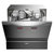 林内(Rinnai) WQD8-AG 嵌入式洗碗机 钢化玻璃 黑 智能控水 独立软水系统第4张高清大图