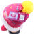 迪士尼公主儿童宝宝帽子秋冬新款加厚保暖女童护耳针织毛线帽(SP71002粉色)第3张高清大图