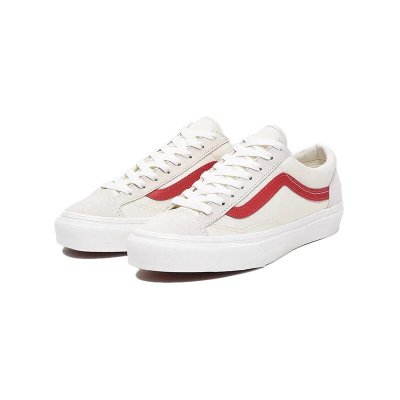 VANS万斯女鞋 权志龙GD同款红白男鞋帆布休