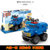 兼容乐高工程拼装男孩玩具变形合体机器人汽车积木消防警察(警车（80颗粒）)第2张高清大图