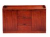 巢湖新雅 XY-A019 办公家具三门（120cm)实木皮油漆茶水柜(款式一)