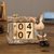 创意可爱木质桌面情侣小兔子迷你小摆件客厅ins风家居饰品工艺品第3张高清大图