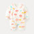 新生婴儿儿衣服秋冬纯棉和尚服0-3个月初生婴儿保暖衣宝宝连体衣(59cm 云朵)第2张高清大图
