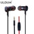 ULDUM U608 入耳式重低音金属线控带麦运动耳机 手机电脑通用耳麦(黑色 黑红线)第3张高清大图