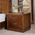 明佳友 现代中式床头柜 实物实拍板木床头柜简约卧室储物柜F61 金胡桃色 2个(金胡桃色 单个)第2张高清大图
