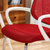 匠林家私椅子弓形降办公椅电脑椅家用(红色 白框)第4张高清大图