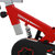 艾威BC4370 家用静音健身车 商用室内运动器材 减震自行车(红色)第3张高清大图