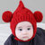 milkyfriends婴幼儿3-6-24个月儿童针织纯手工毛线帽秋冬宝宝帽子(咖啡色 均码（44-50CM）)第5张高清大图