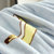 卡贝纶毛毯加厚法兰绒毯夏季薄款双人单人空调珊瑚绒床单保暖毯子(七彩香蕉灰)第4张高清大图