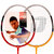 红双喜对拍套装合金羽毛球1020(已穿线赠羽毛球) 国美超市甄选第5张高清大图