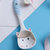 陶江湖 可爱独角兽儿童餐具 陶瓷手绘碗碟盘勺套装(蓝色 四件套)第5张高清大图