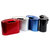 【国美在线】石家垫 汽车垃圾桶 收纳桶 置物桶 汽车内饰用品(红色)第3张高清大图