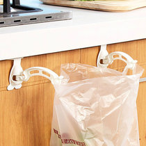 唛唛日式柜门两面夹扣 可调节垃圾袋挂架厨房门后挂钩手提袋架