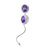 德国OVO 缩阴球 女用阴道哑铃锻炼器 L1(淡紫色)第3张高清大图