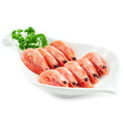 希菲 进口海鲜北极虾 加拿大北极甜虾500g 熟冻籽虾冷冻水产海鲜
