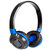 铁三角(audio-technica) ATH-S100 头戴式耳机 线控带麦 低音强劲 隔音好 黑蓝色第2张高清大图