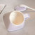 豪峰 陶瓷杯子马克杯咖啡杯牛奶杯水杯带盖勺广告杯可加印logo(浅紫菱形杯配盖勺)第3张高清大图