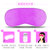 茗振眼罩睡眠遮光透气冰袋睡觉女男士耳塞防噪音眼部眼睛热敷眼罩(紫色)第4张高清大图