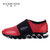 火枪手春季男鞋运动鞋网面休闲鞋男士弹簧减震跑步鞋X61N305B(红色 39)第2张高清大图