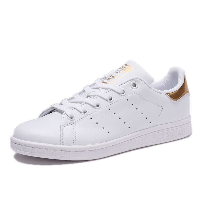 阿迪达斯三叶草男女情侣鞋 2017春新款史密斯