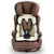 童佳贝贝 儿童汽车安全座椅 宝宝婴儿汽车安全座椅适合9个月-12岁 (至尊咖)第2张高清大图