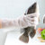 五月花橡胶手套中号G1KLM-G1 清洁家务薄款 厨房用乳胶防护手套(随机发货)第5张高清大图