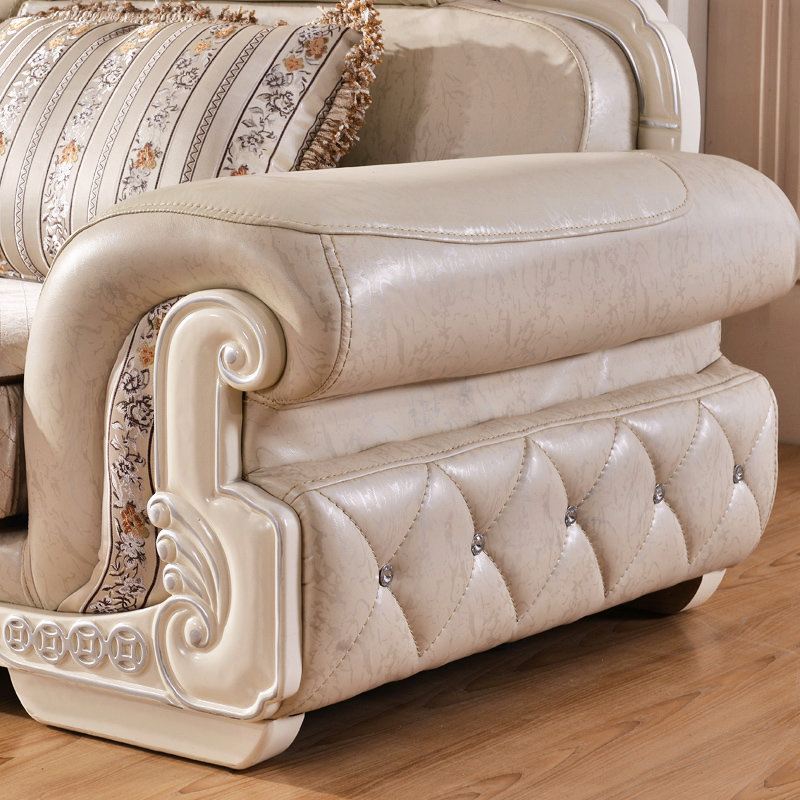 梅德比沙发欧式沙发法式沙发进口头层真皮沙发客厅组合布艺沙发c902