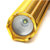 夏拓狼牙棒手电筒带救生锤 伸缩加长款强光手电筒 保安巡逻车载工具(金色)第4张高清大图