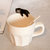 豪峰 创意马克杯陶瓷杯子咖啡杯牛奶杯早餐杯卡通可爱水杯带勺(黑猫白色款满天星带勺)第2张高清大图