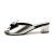 朵牧2013新款捷克玻璃钻 水钻拖鞋 奢华方跟拖鞋13L052(金色 36)第2张高清大图